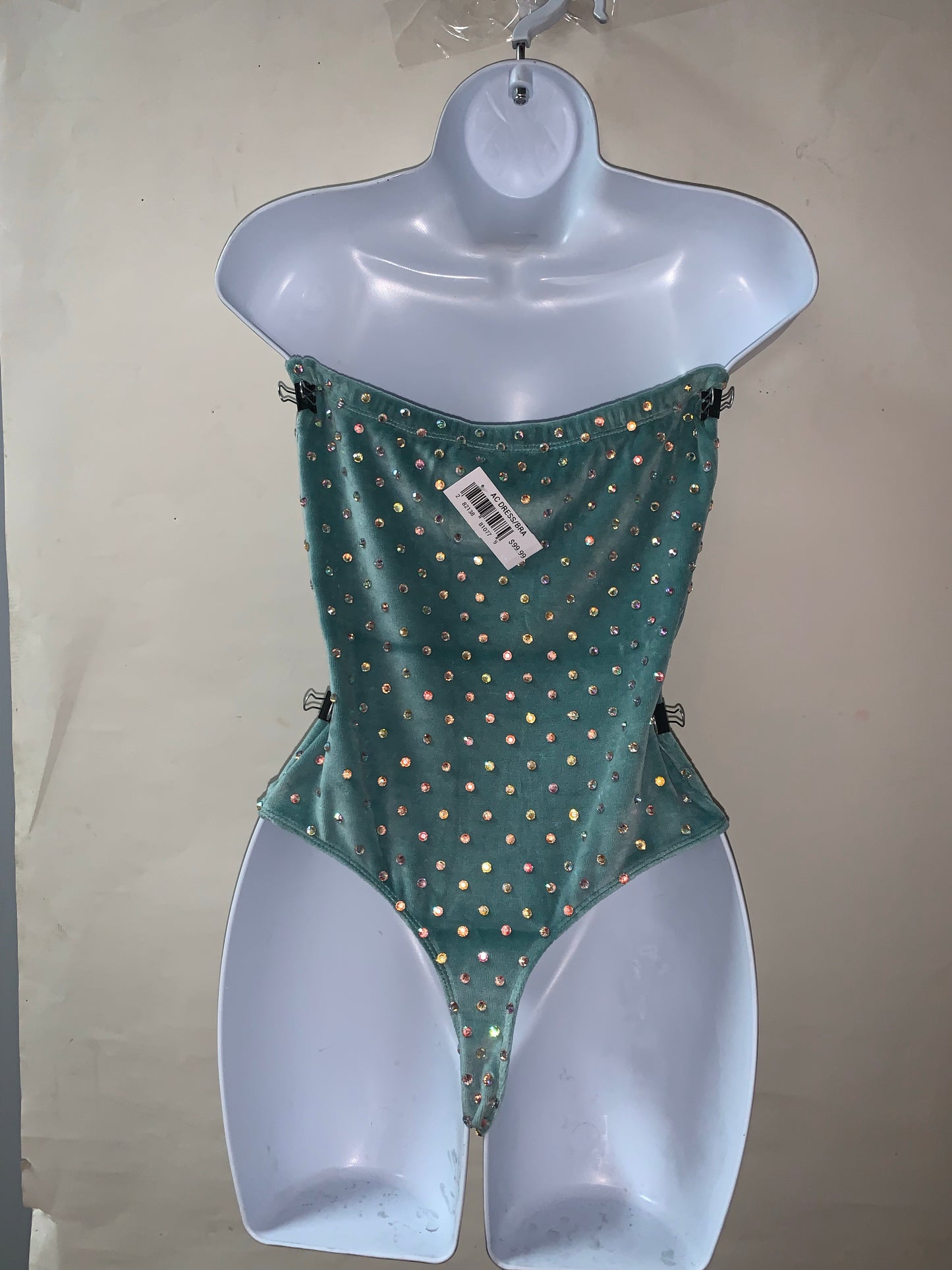 One Piece Rhinestone Ensemble
