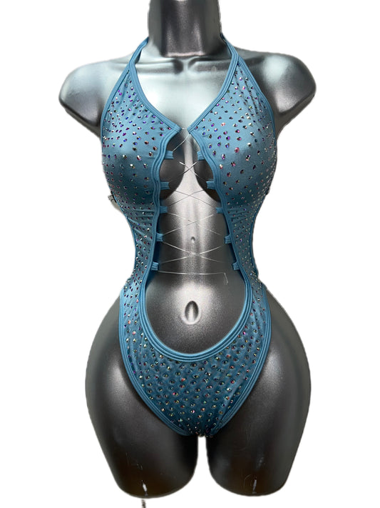 Rhinestone One Piece