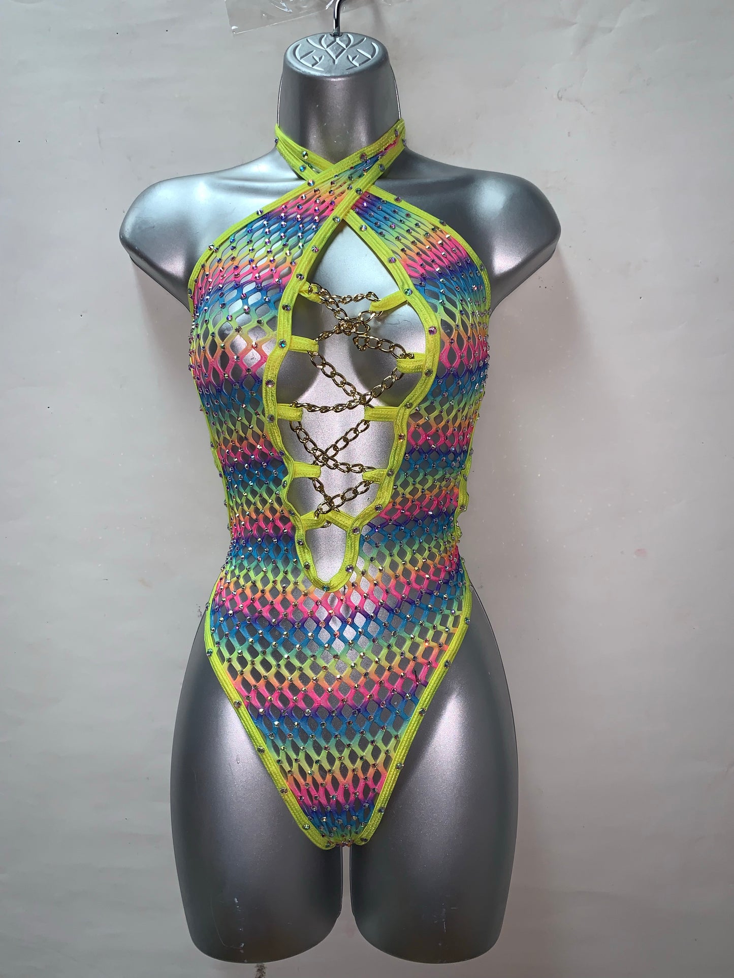 One Piece Rhinestone Ensemble