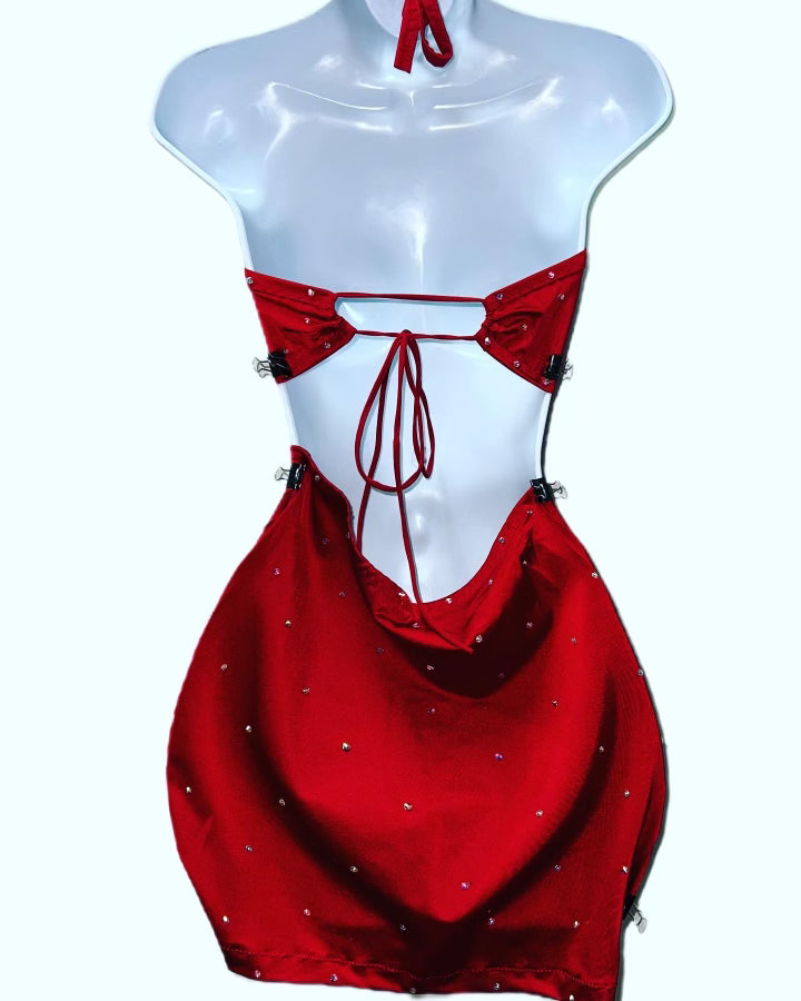 RED SKIRT SET