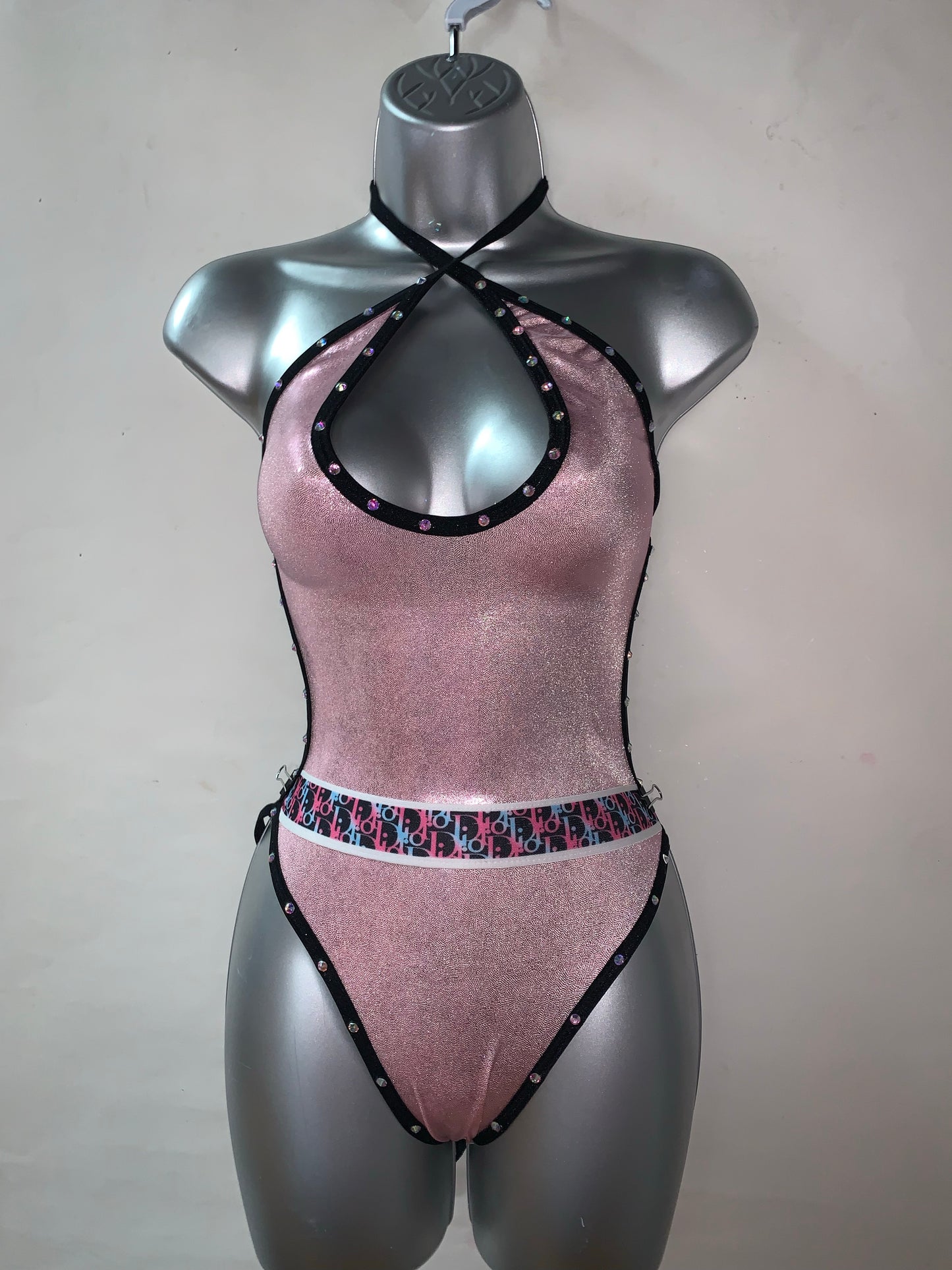 One Piece Rhinestone Ensemble