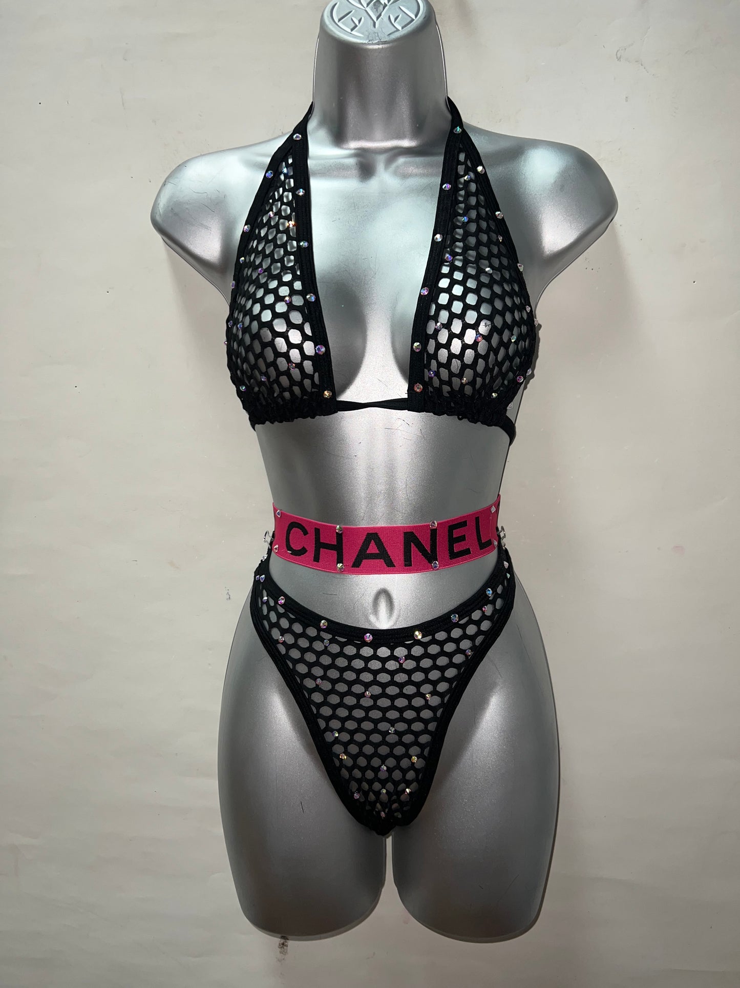 Two Piece Rhinestone Set