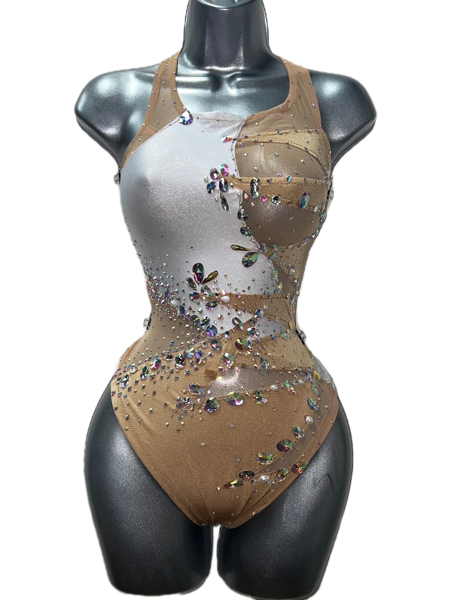 One Piece Rhinestone Ensemble