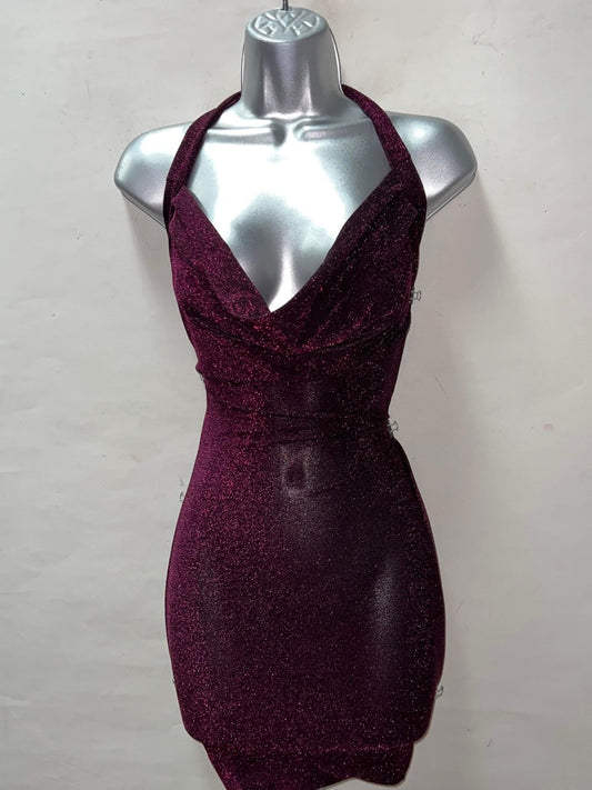 RED SPARKLY DRESS
