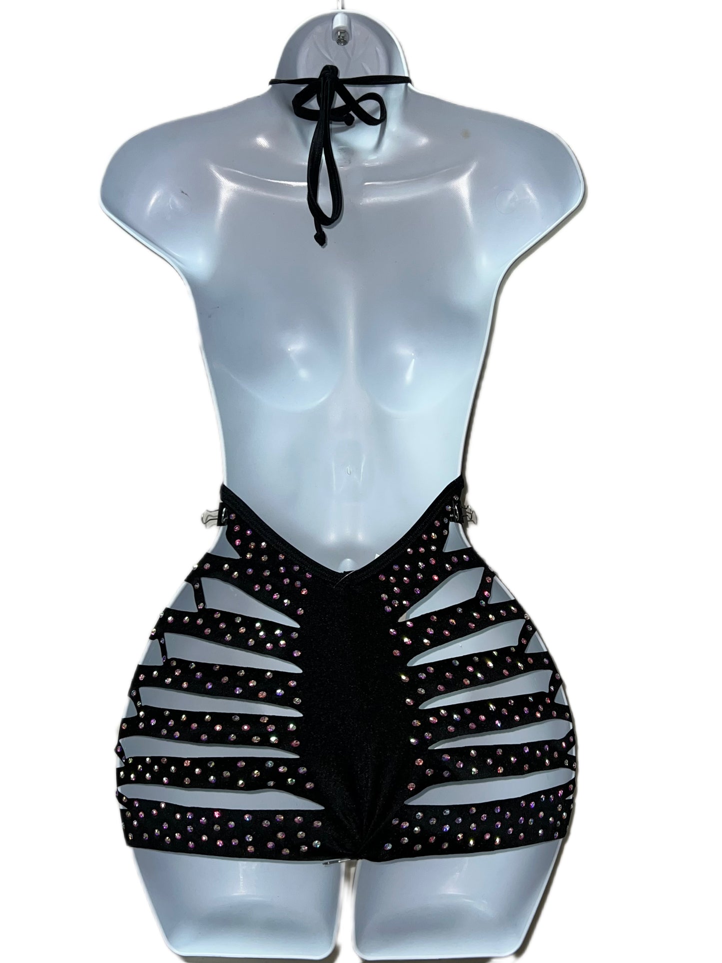 One Piece Black Bling Ensemble