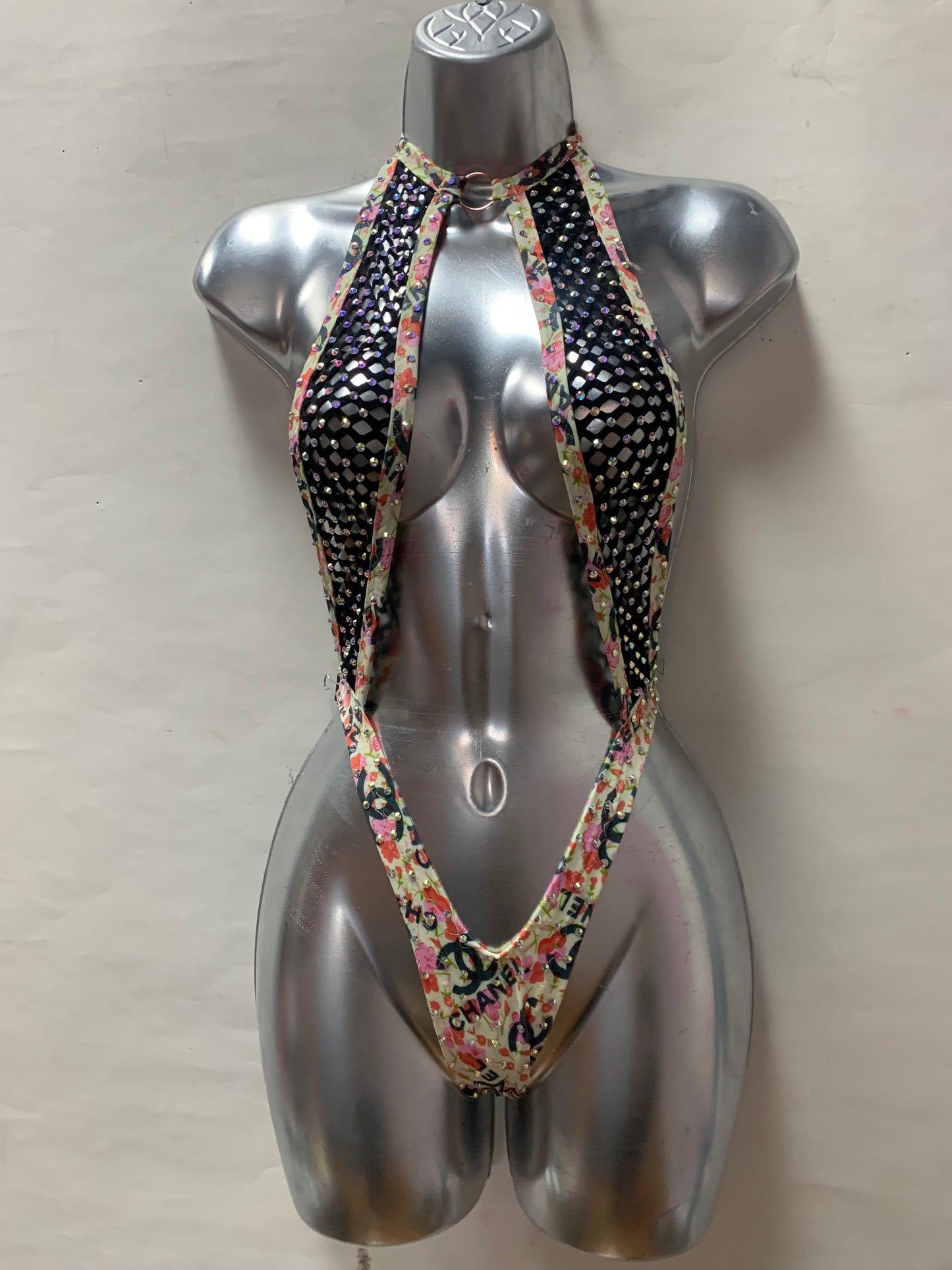 One Piece Rhinestone Ensemble