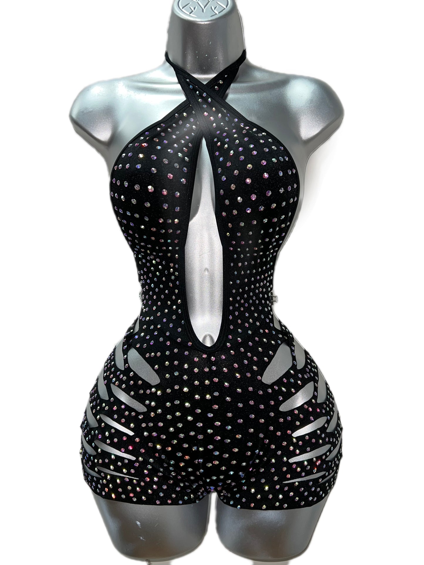 One Piece Black Bling Ensemble