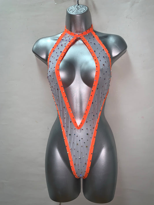 MESH ONE PIECE BODYSUIT