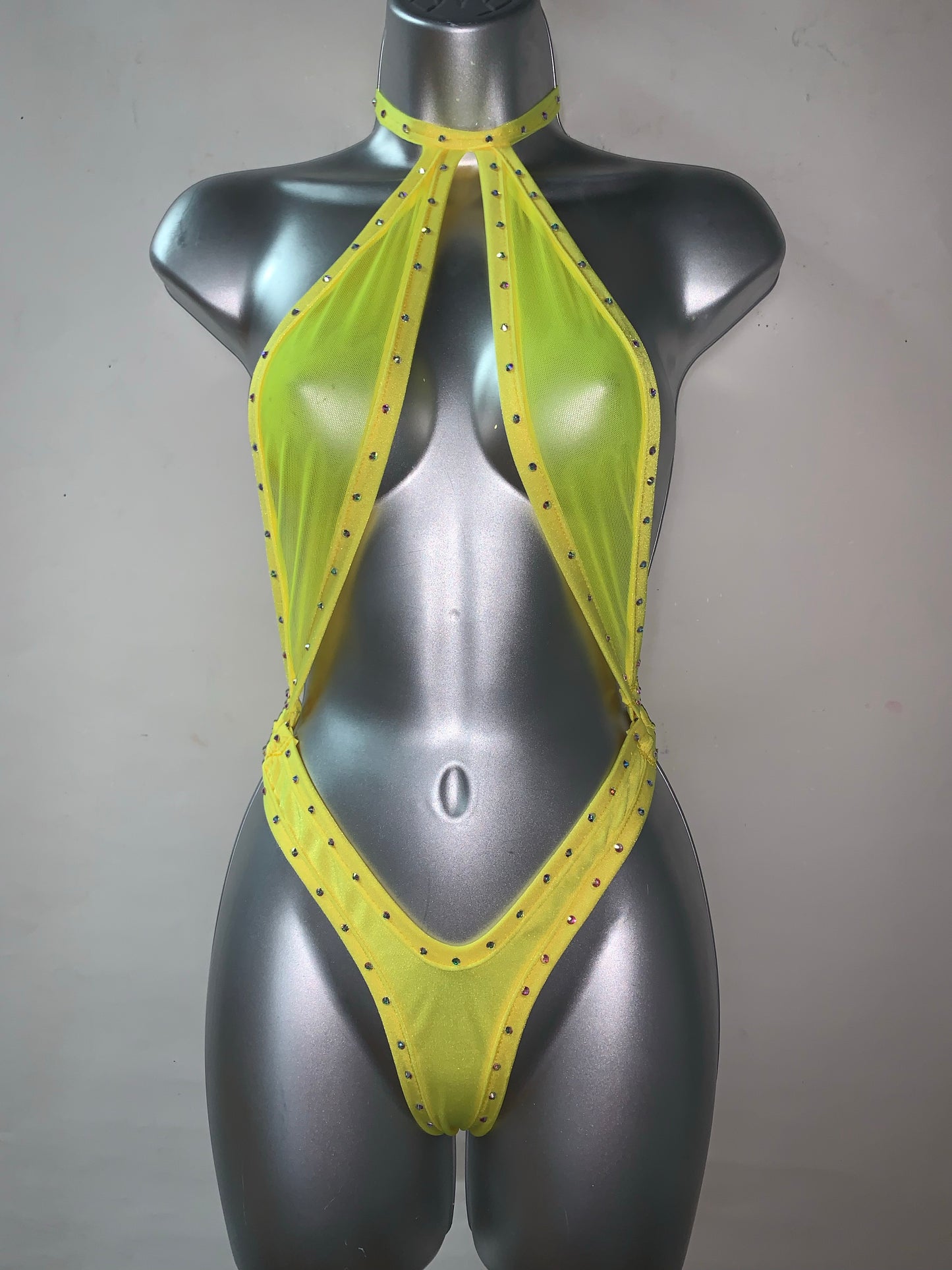 One Piece Rhinestone Ensemble
