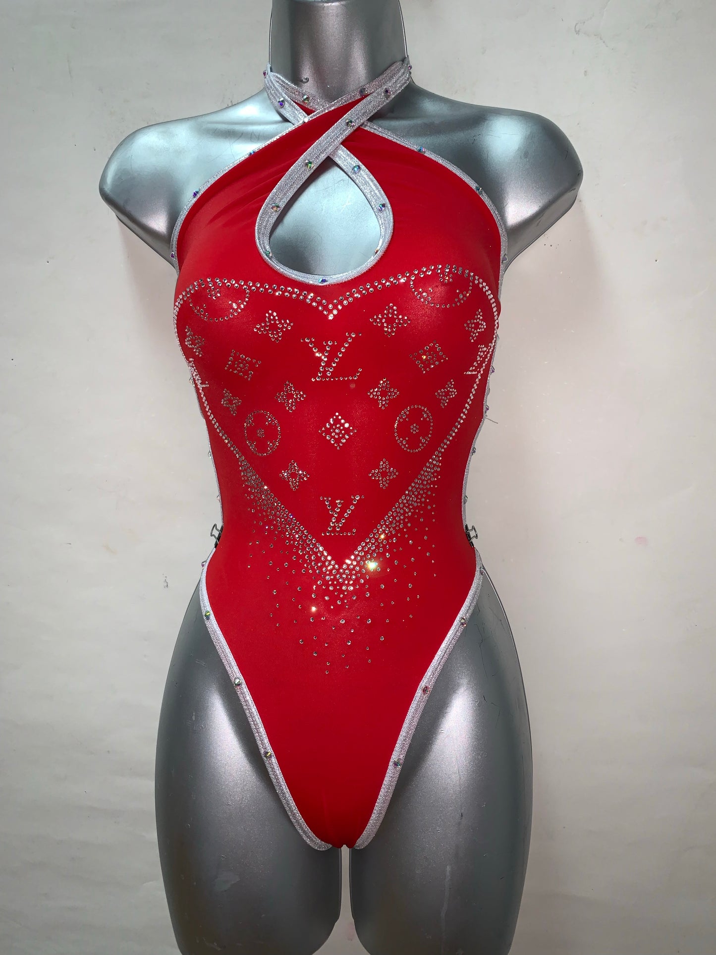One Piece Rhinestone Ensemble