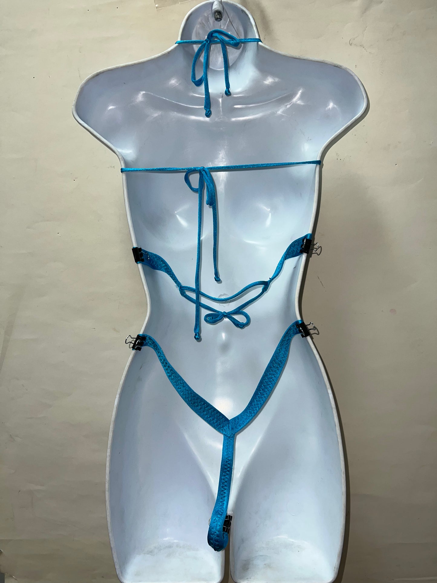 STRAPPY BLUE TWO PIECE