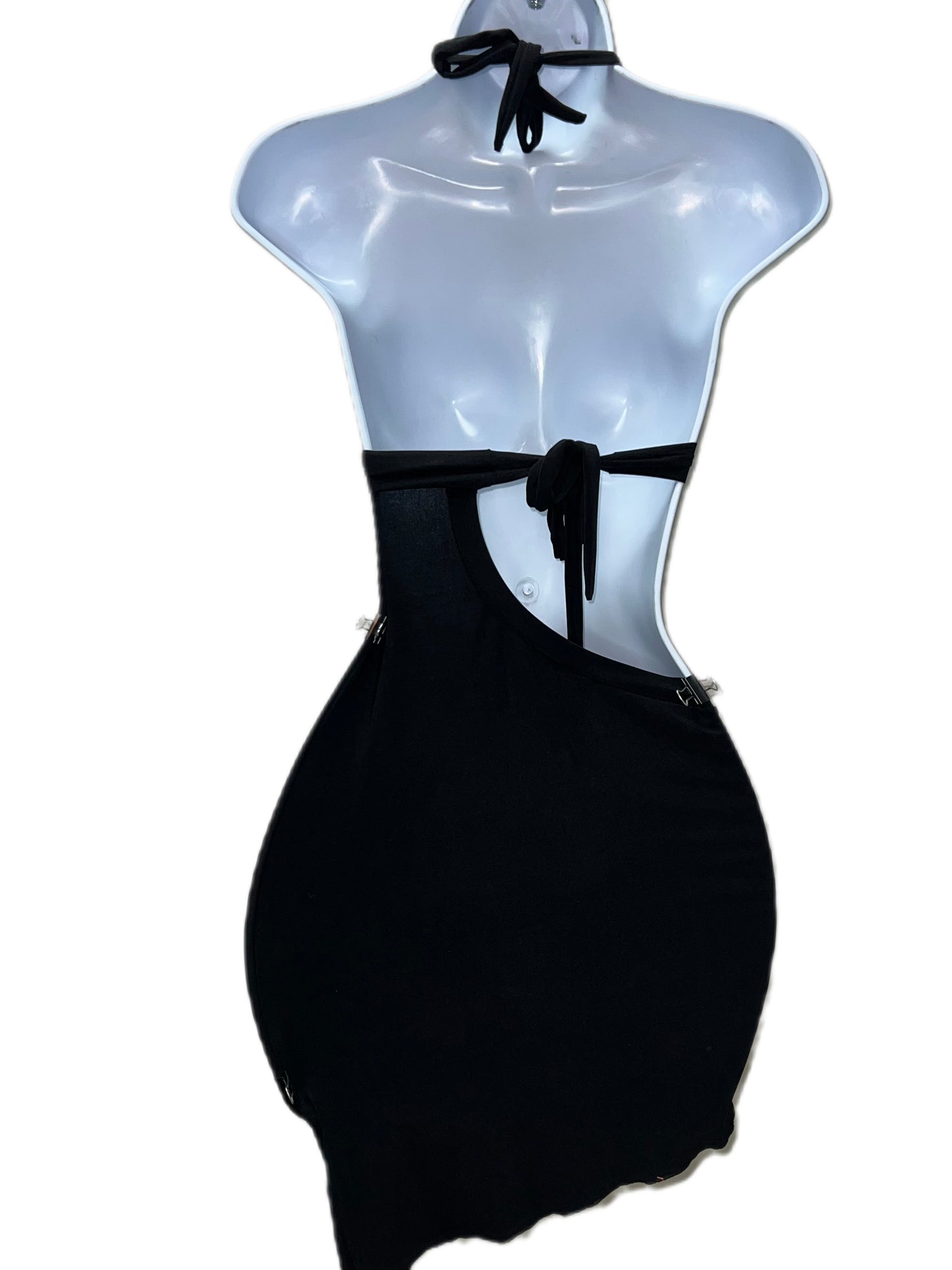Rhinestone Slant Dress