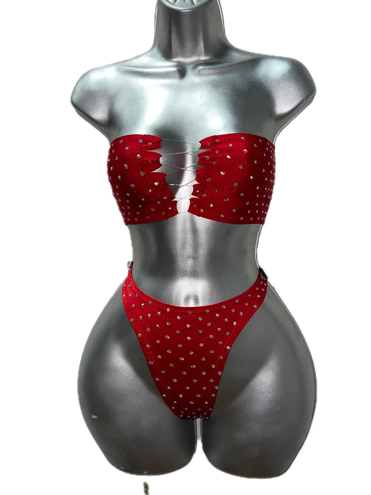 RED TWO PIECE SET