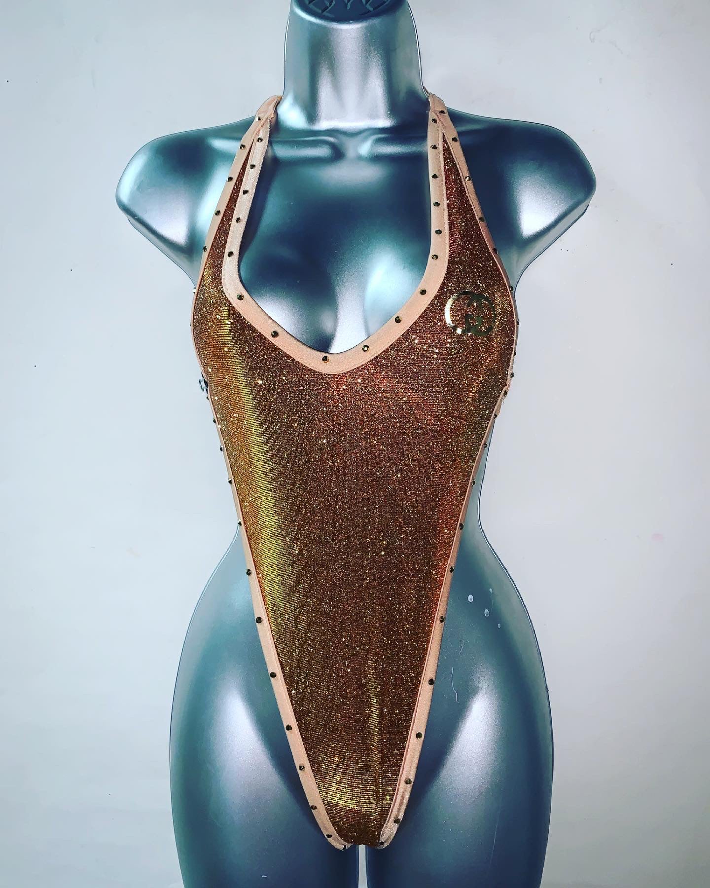 One Piece Rhinestone Ensemble