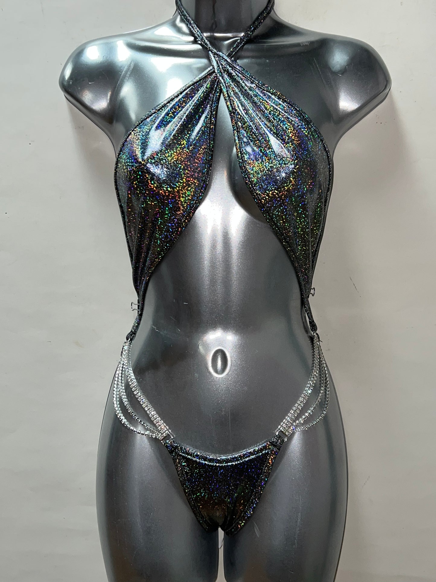 One Piece Rhinestone Ensemble