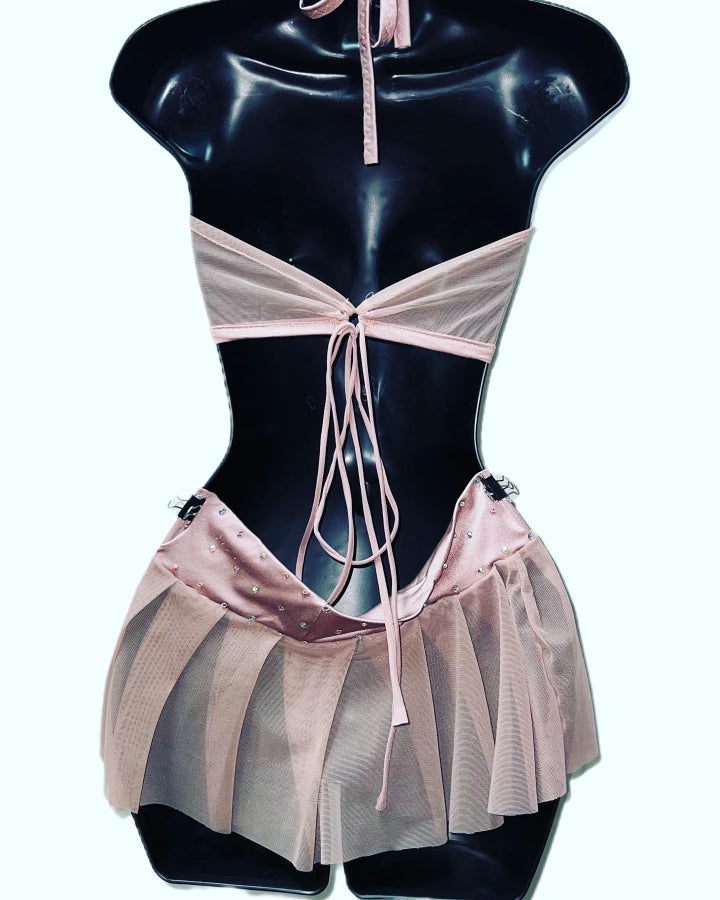 CHAMPAGNE SKIRT SET