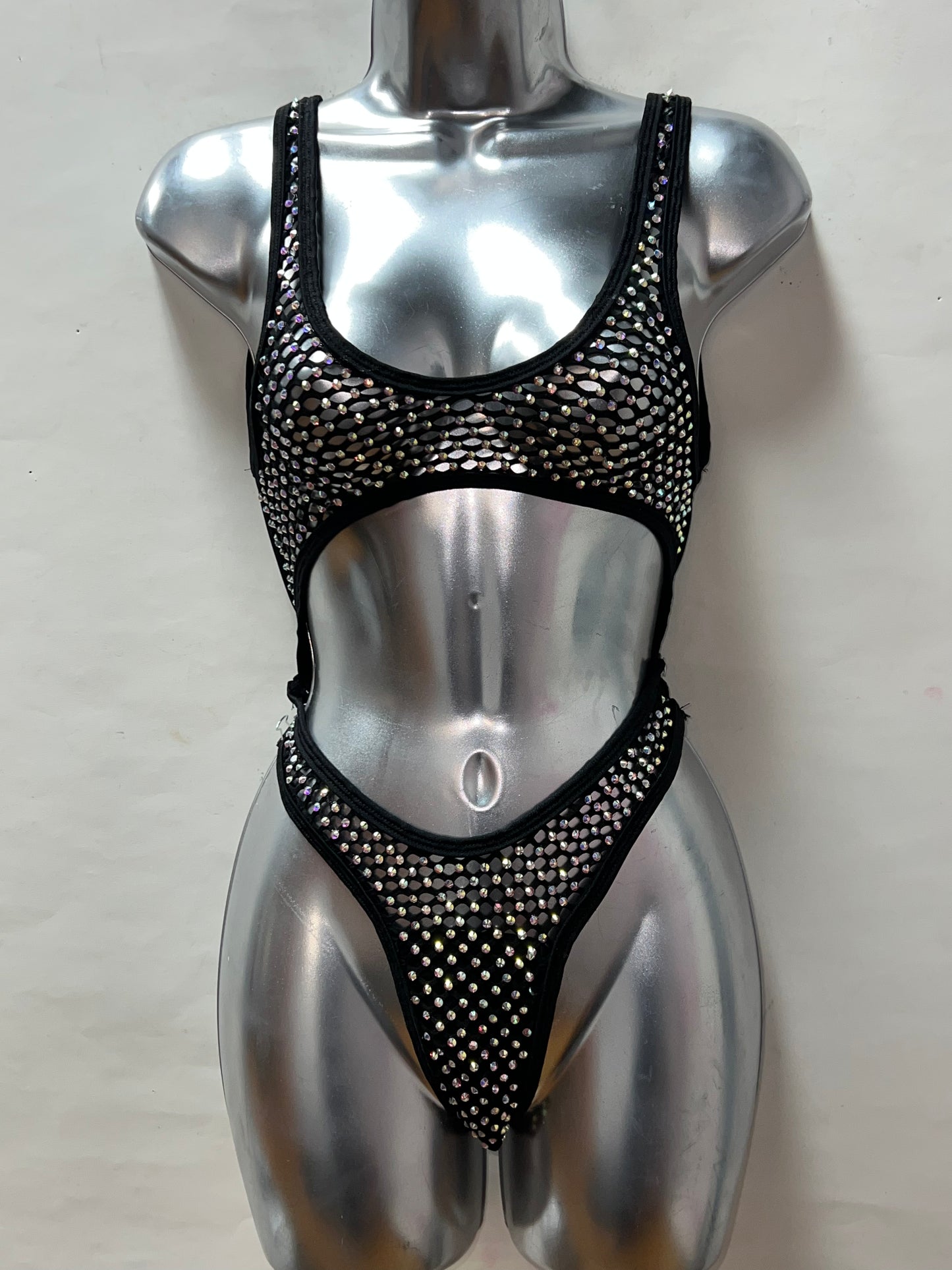 One Piece Rhinestone Ensemble