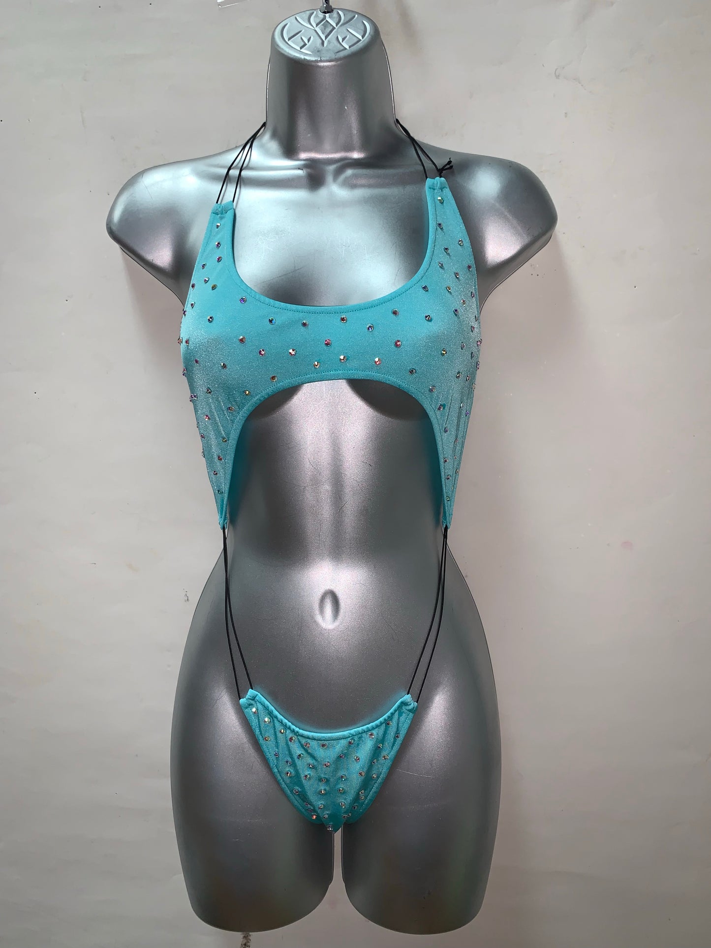 One Piece Rhinestone Ensemble