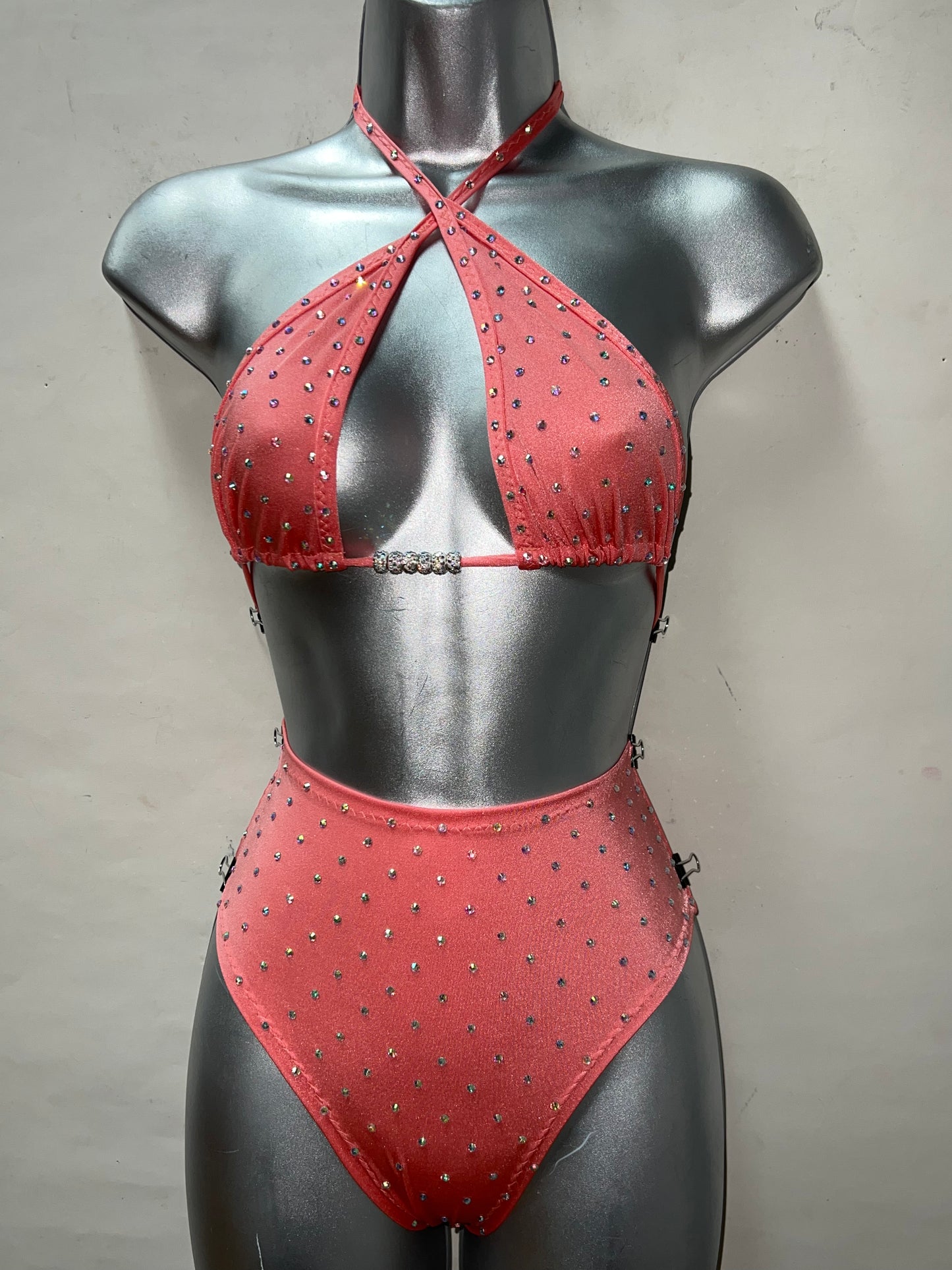 Two Piece Mid Waist Short Set