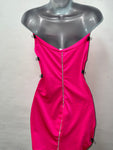 Rhinestone Pink Tube Dress