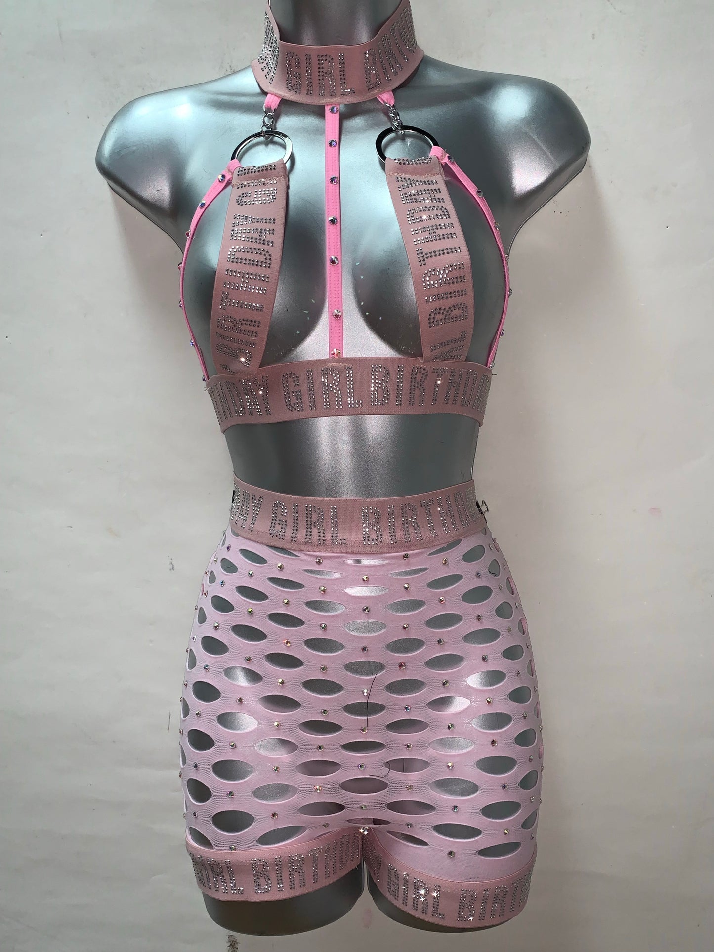 Two Piece Birthday Girl Short Set