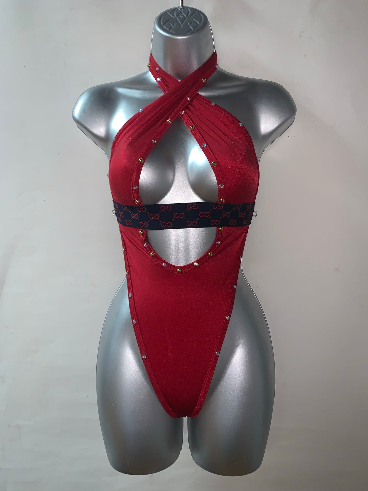 One Piece Rhinestone Ensemble