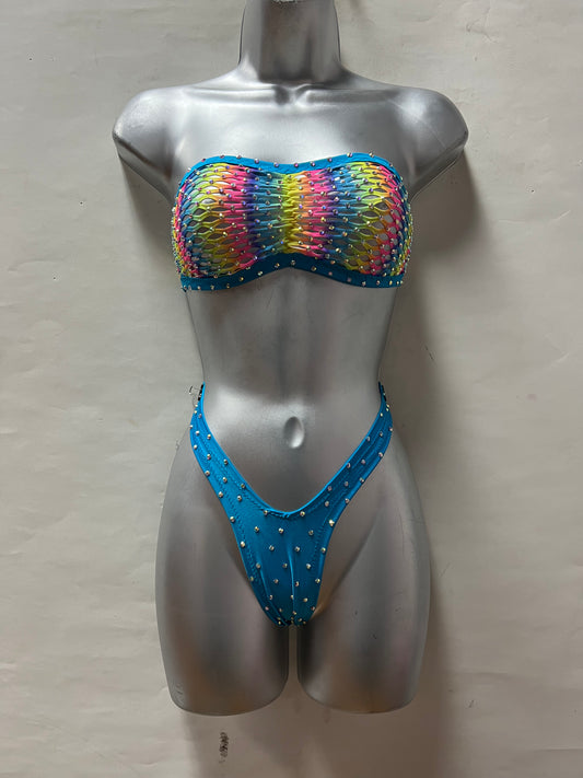 Two Piece Thong Short Set