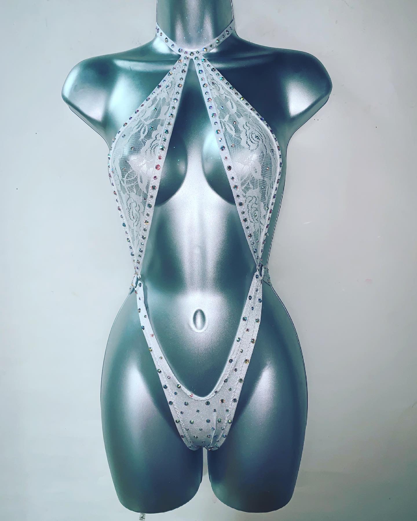 One Piece Rhinestone Ensemble