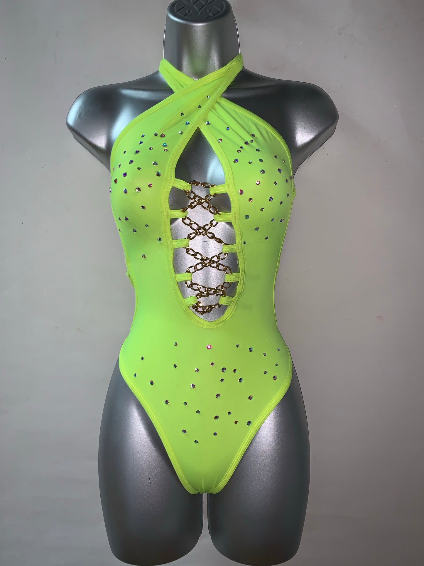 One Piece Rhinestone Ensemble