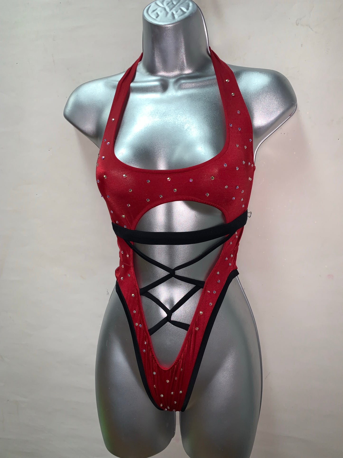 One Piece Rhinestone Ensemble