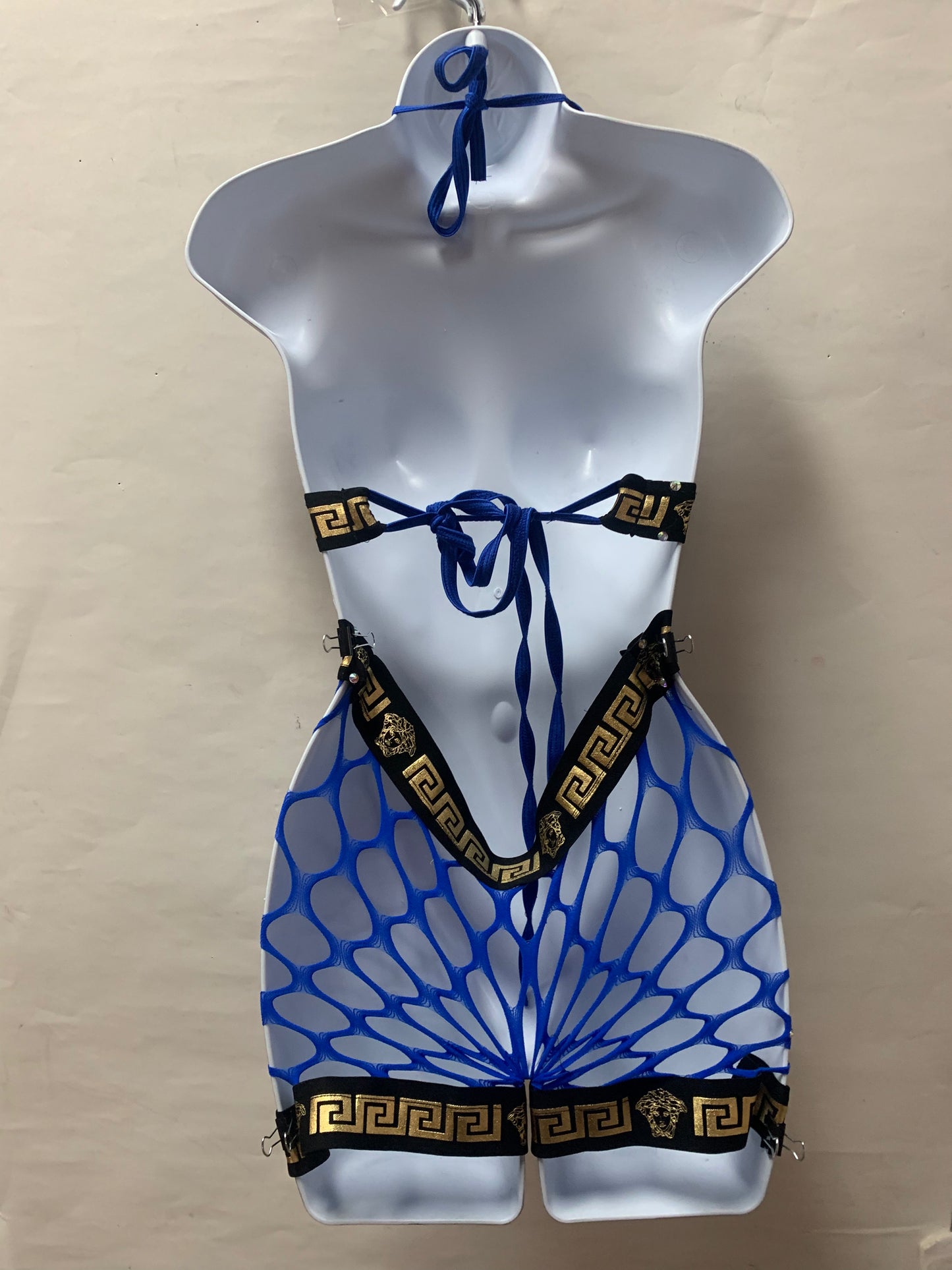 Blue Two Piece Short Set