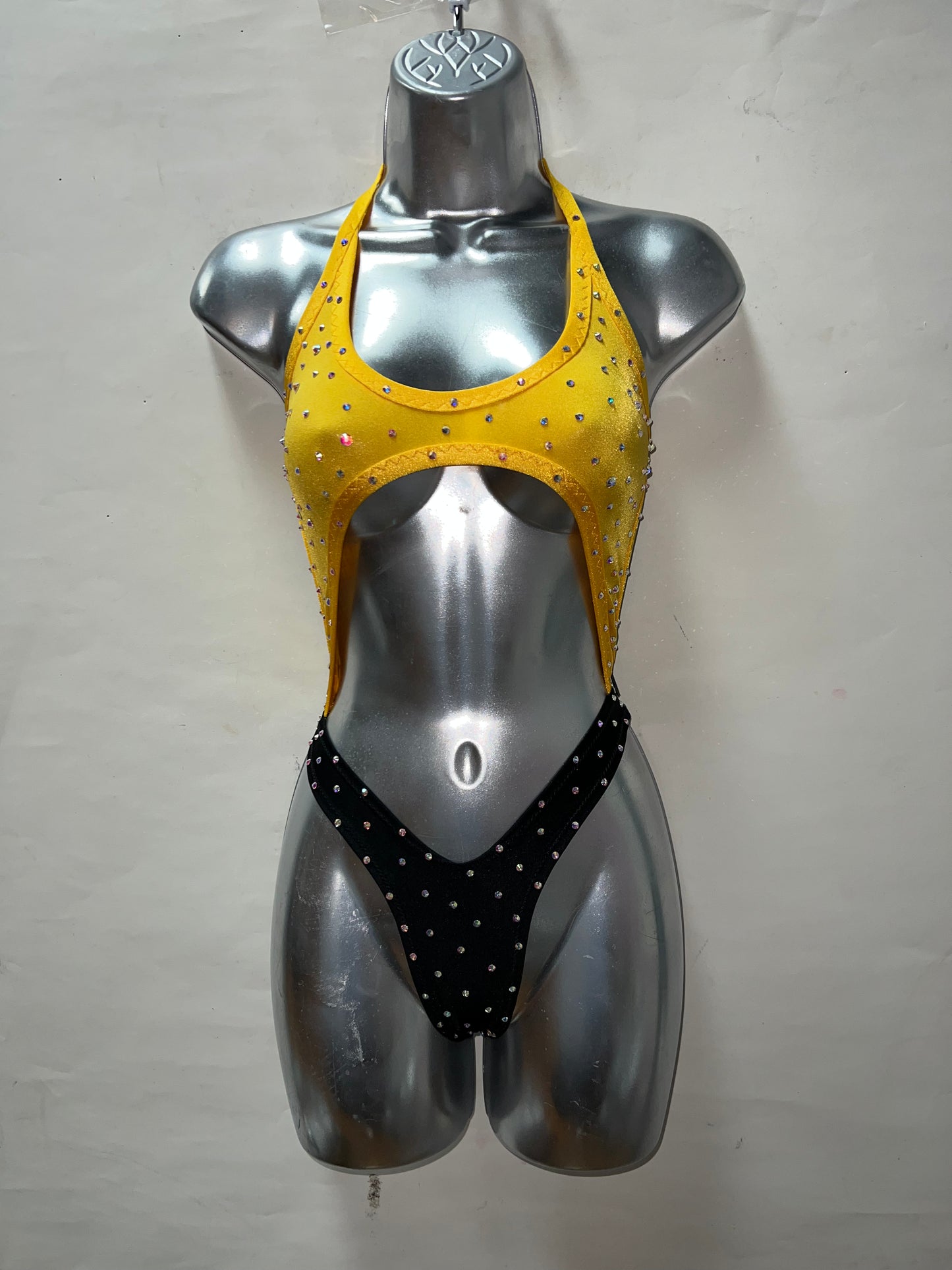 Two Tone One Piece Ensemble