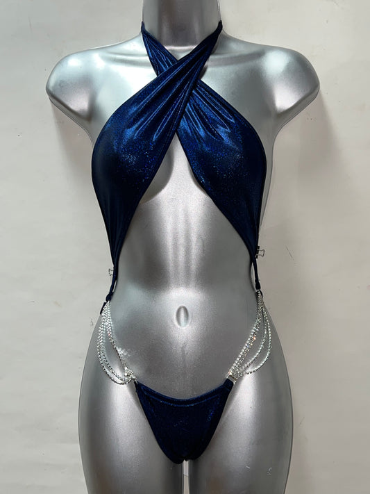 One Piece Rhinestone Ensemble