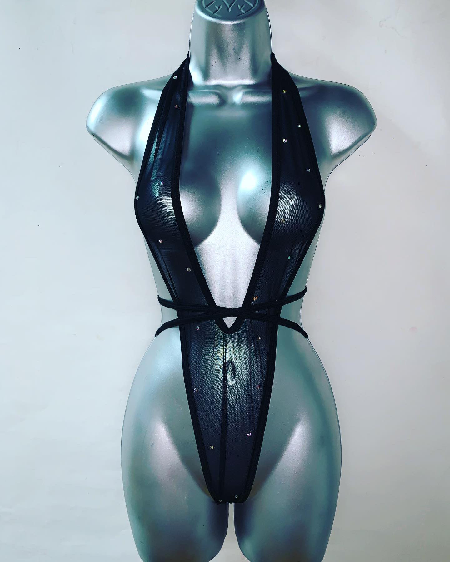 One Piece Rhinestone Ensemble