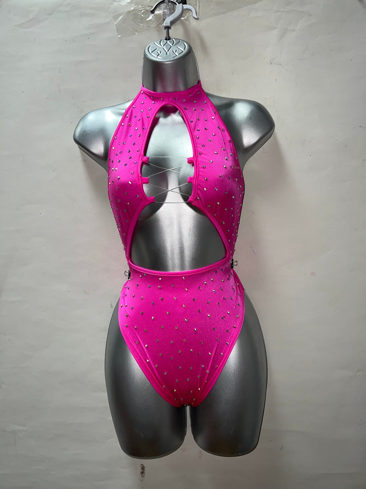 One Piece Hot Pink Ensemble