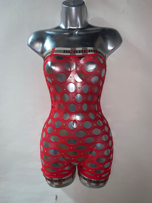 One Piece Rhinestone Ensemble