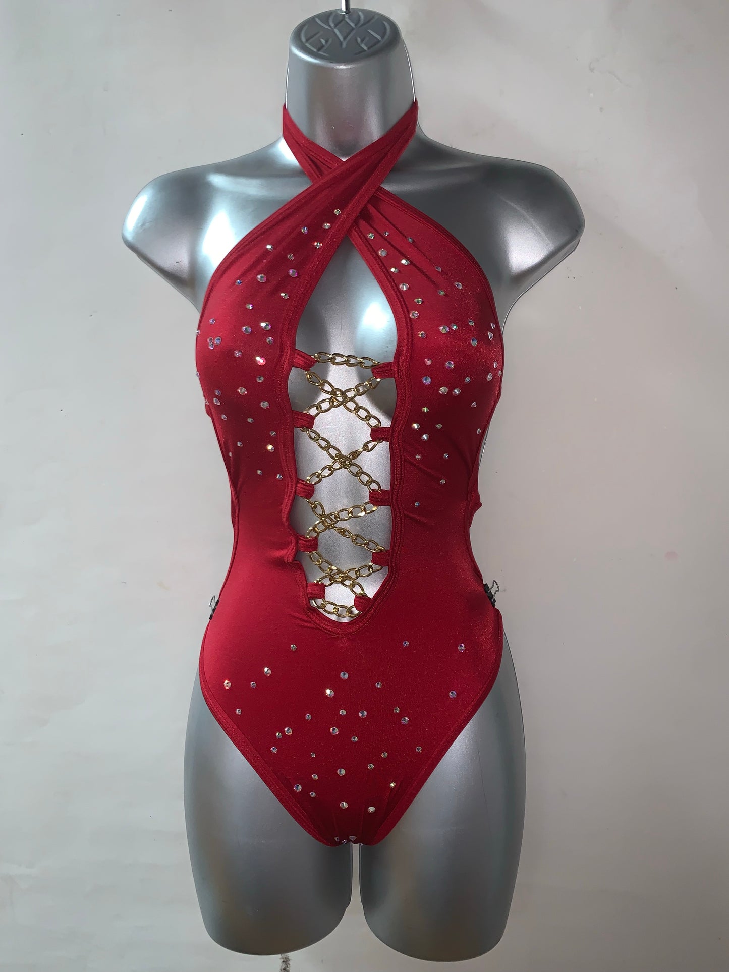 One Piece Rhinestone Ensemble
