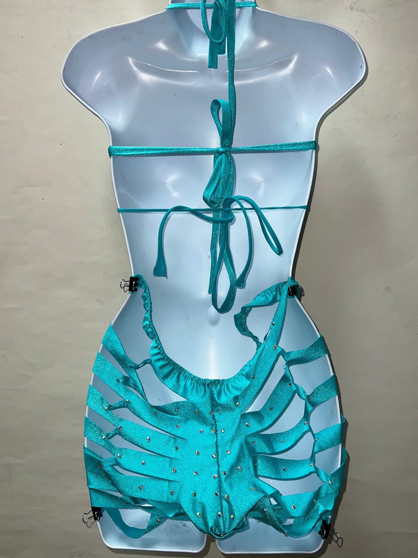 TwoPiece Star Short Set w/Slit Shorts