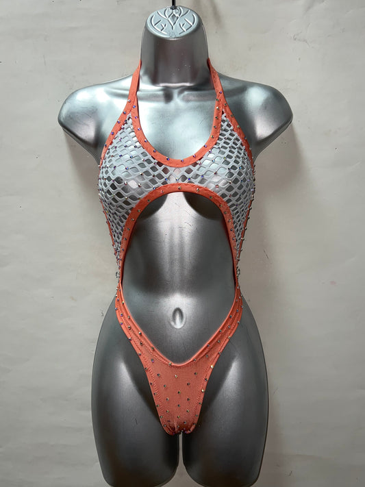 One Piece Rhinestone Ensemble