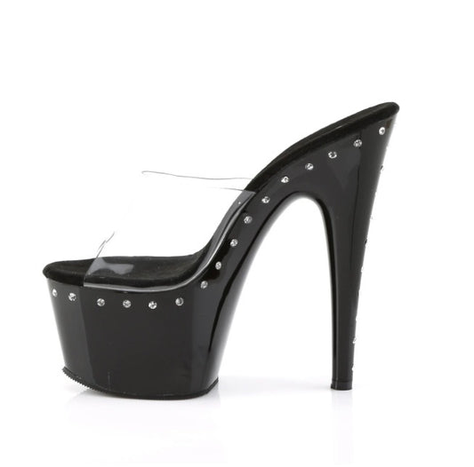 7inch Platform Strapless Shoe