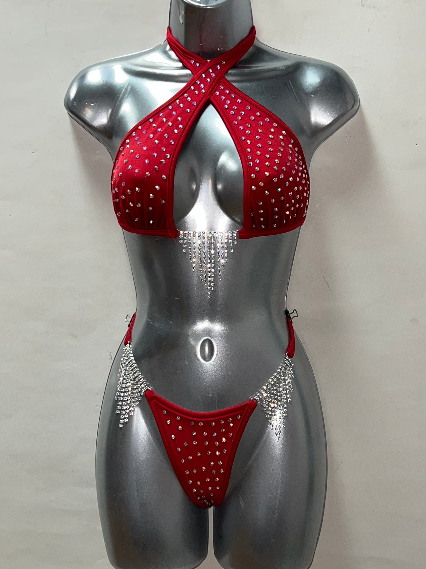 Two Piece Rhinestone Set