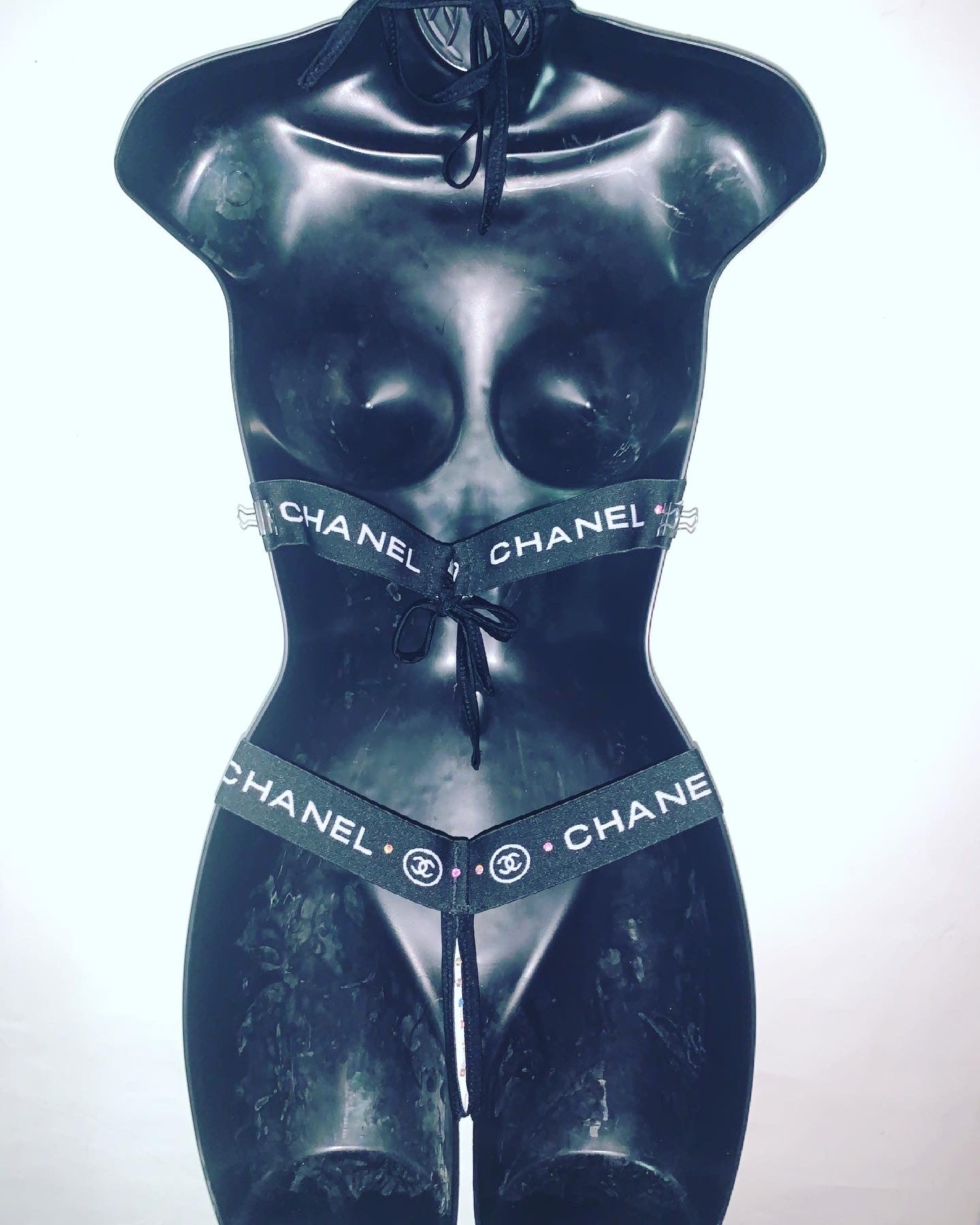 Two Piece Rhinestone Short Set