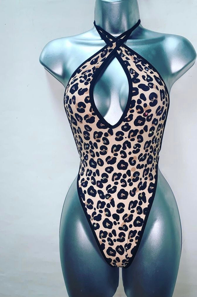 One Piece Rhinestone Ensemble
