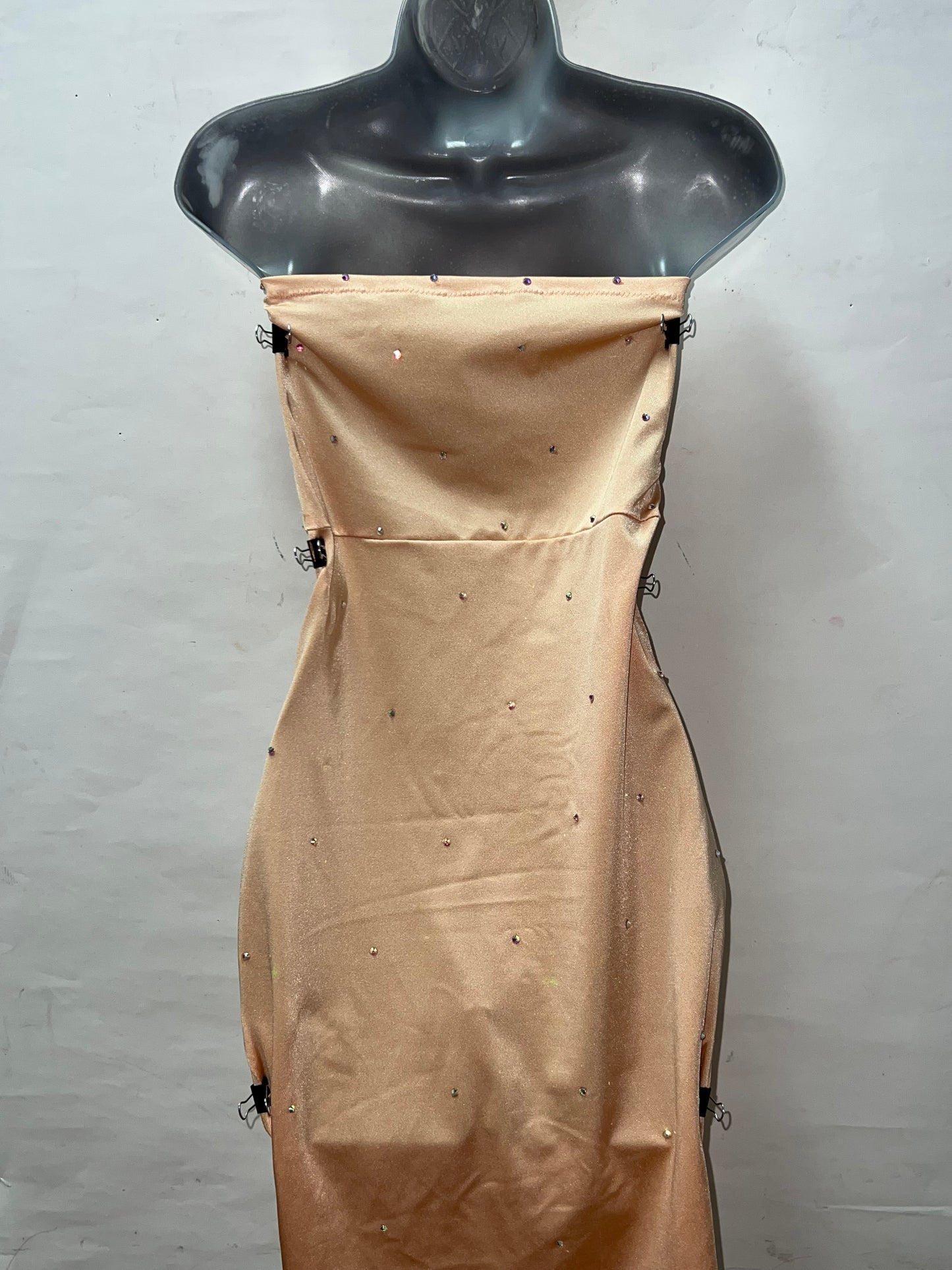 Open Front Tube Dress