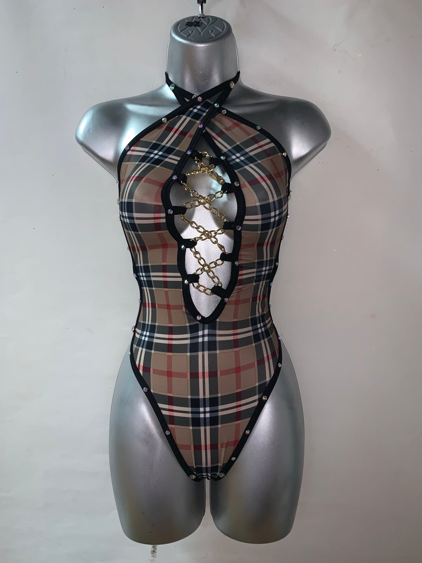 One Piece Rhinestone Ensemble