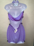 Two Piece Lavender Skirt Set