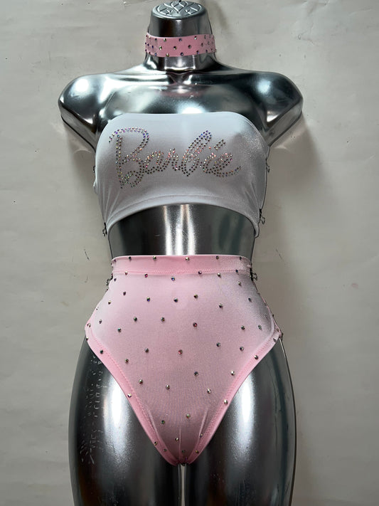 Three Piece High Waist Set