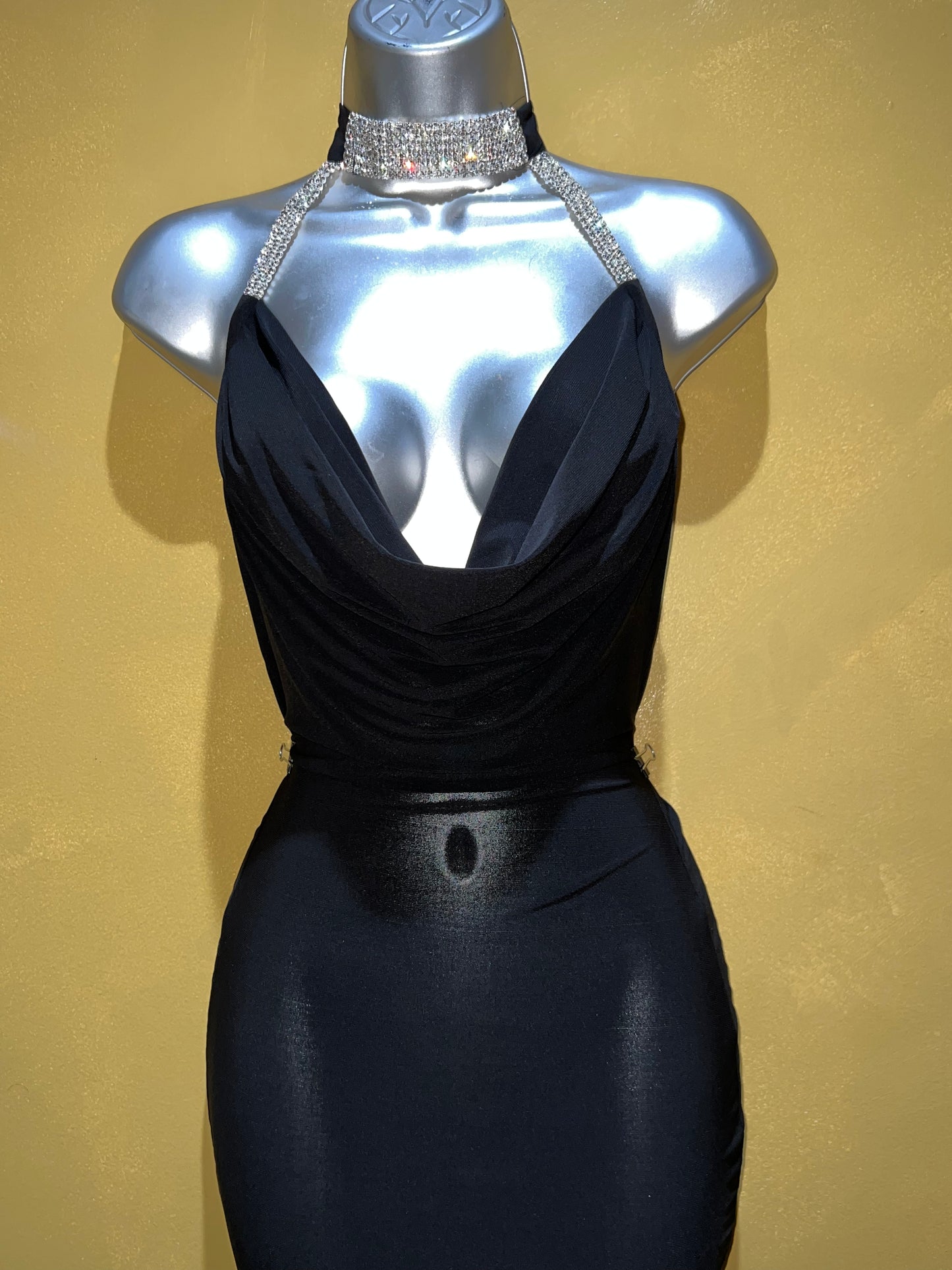 Rhinestone Mini Dress