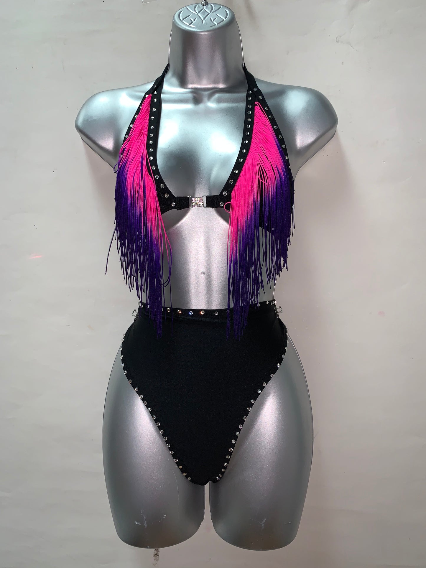 OMBRÉ FRINGE TWO PIECE