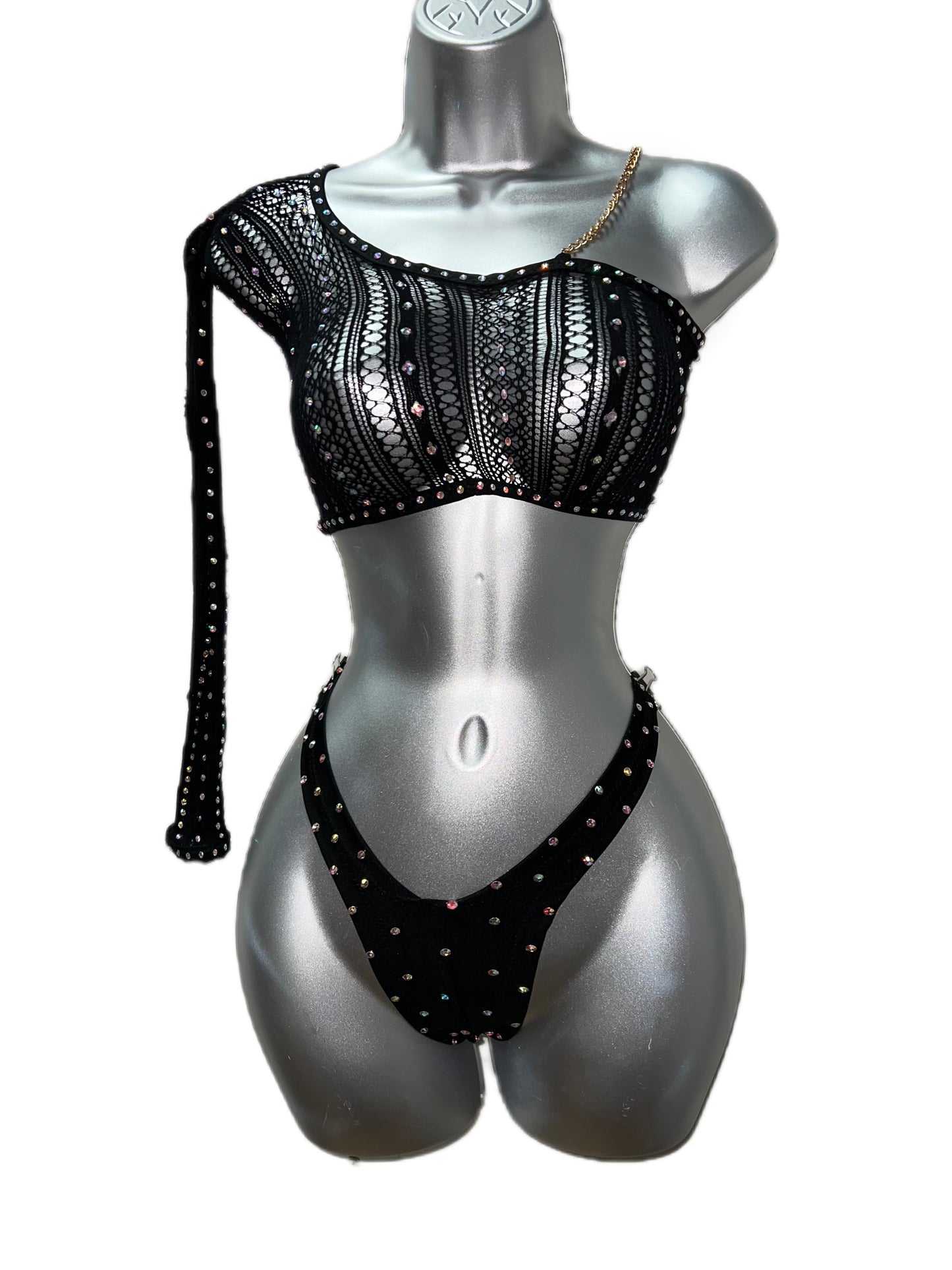 TWO PIECE NET OUTFIT